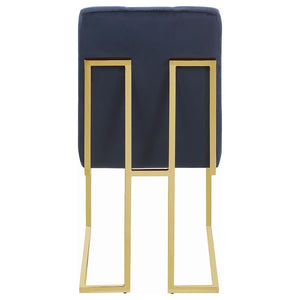 Cisco Velvet Upholstered Dining Side Chair - Gold (Set of 2)