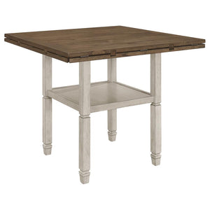 Sarasota 5-piece Drop Leaf Counter Dining Set - Rustic Cream