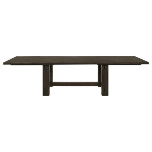 Calandra 121-inch Extension Leaf Dining Table - Vintage Java