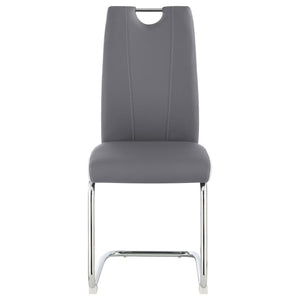 Brooklyn Upholstered Dining Side Chair - Grey (Set of 4)