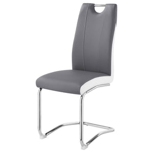 Brooklyn Upholstered Dining Side Chair - Grey (Set of 4)