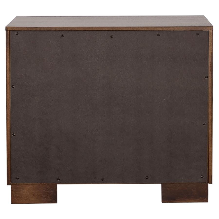 Jessica 2-drawer Nightstand - Cappuccino