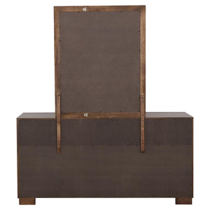 Jessica 6-drawer Dresser with Mirror - Cappuccino