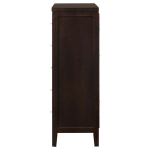 Carlton 5-drawer Bedroom Chest - Cappuccino