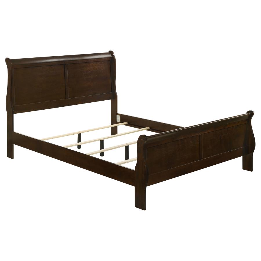 Louis Philippe 5-piece Queen Bedroom Set - Cappuccino