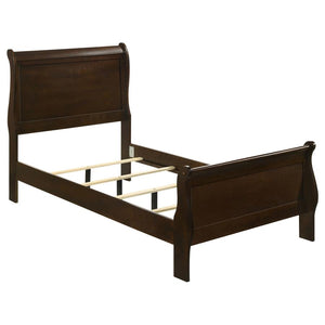 Louis Philippe 5-piece Twin Bedroom Set - Cappuccino