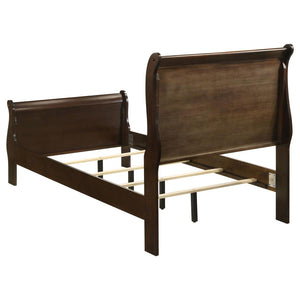 Louis Philippe 5-piece Twin Bedroom Set - Cappuccino