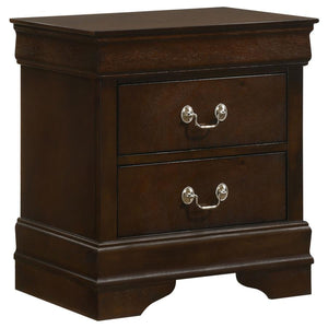 Louis Philippe 5-piece Twin Bedroom Set - Cappuccino