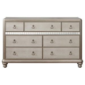 Bling Game 7-drawer Dresser - Metallic Platinum