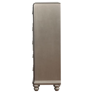 Bling Game 6-drawer Bedroom Chest - Metallic Platinum
