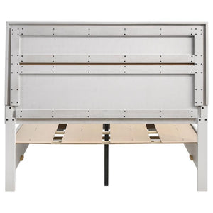 Miranda Wood Full Storage Panel Bed - White