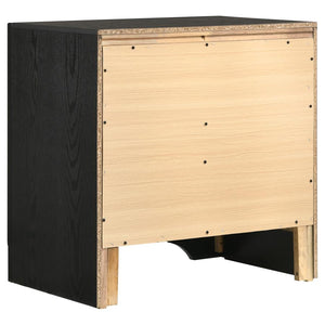 Miranda 2-drawer Nightstand - Black