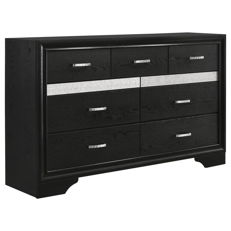 7 drawer black dresser for bedroom 7-Drawer Dresser for Bedroom