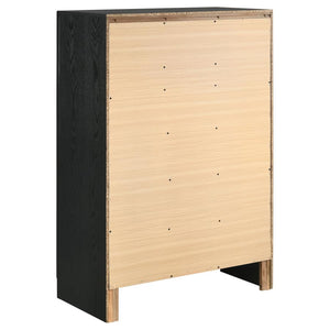 Miranda 5-drawer Bedroom Chest - Black