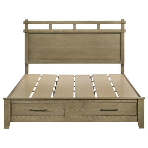 Hazlewood 59-inch Eastern King Storage Bed - Vineyard Oak