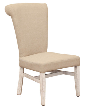 Bonanza Upholstered Chair (2 Per Box) - Antique Off-White