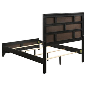 Watson Wood Queen Panel Bed - Grey Oak