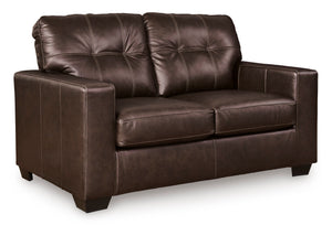 Santorine Loveseat - Dark Brown