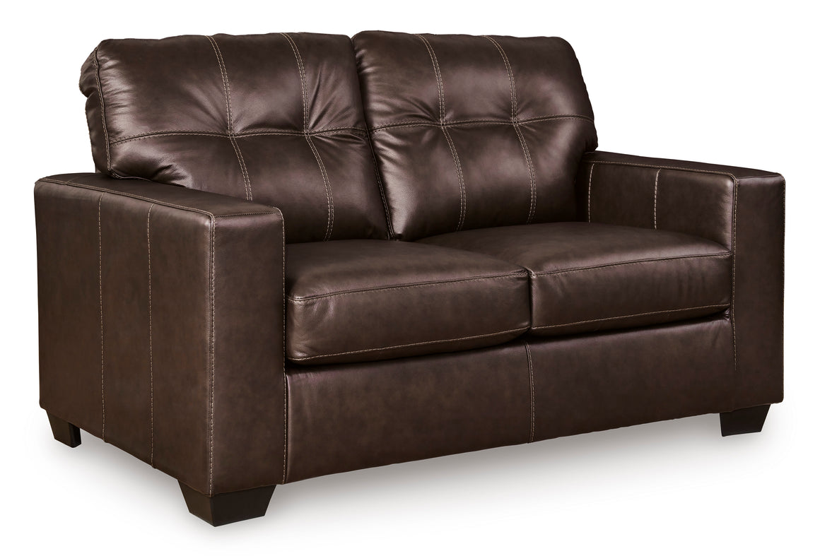 Santorine Loveseat - Dark Brown