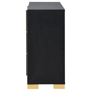 Marceline 6-drawer Dresser - Black