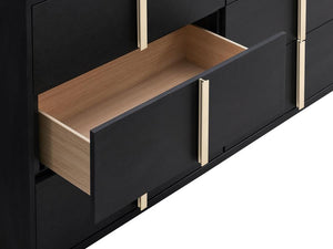 Marceline 6-drawer Dresser - Black