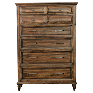Avenue 8-drawer Bedroom Chest - Weathered Burnished Brown (Discontinued)