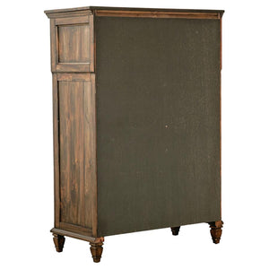 Avenue 8-drawer Bedroom Chest - Weathered Burnished Brown (Discontinued)