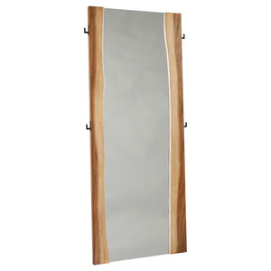 Winslow 31 x 76 Inch Standing Floor Mirror - Smokey Walnut