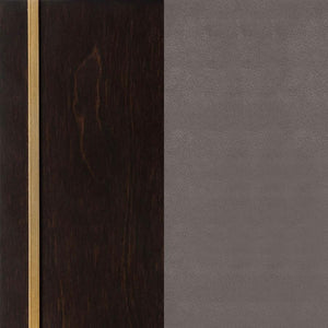 Durango Wood Queen Panel Bed - Smoked Peppercorn