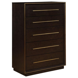 Durango 5-drawer Chest - Smoked Peppercorn