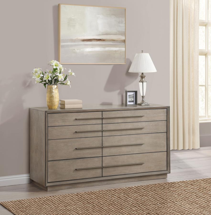 Durango 8-drawer Dresser - Washed Oak