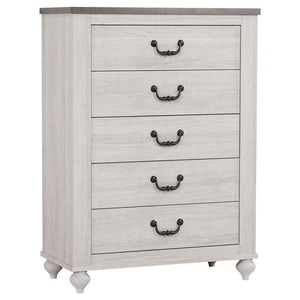 Stillwood 5-drawer Bedroom Chest - Vintage Linen