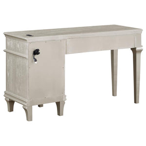 Evangeline 4-drawer Vanity Desk Makeup Table - Silver Oak