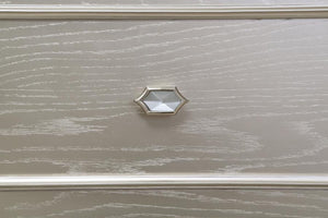 Evangeline 4-drawer Vanity Desk Makeup Table - Silver Oak