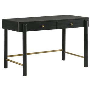 Arini 2-drawer Vanity Desk Makeup Table - Black