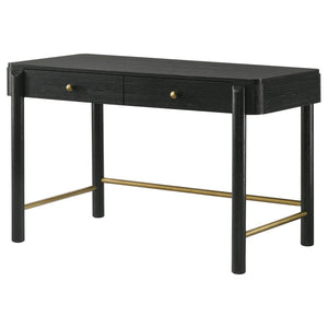 Arini 2-drawer Vanity Desk Makeup Table - Black