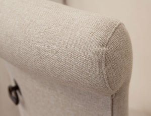 Bonanza Upholstered Chair (2 Per Box) - Antique Off-White