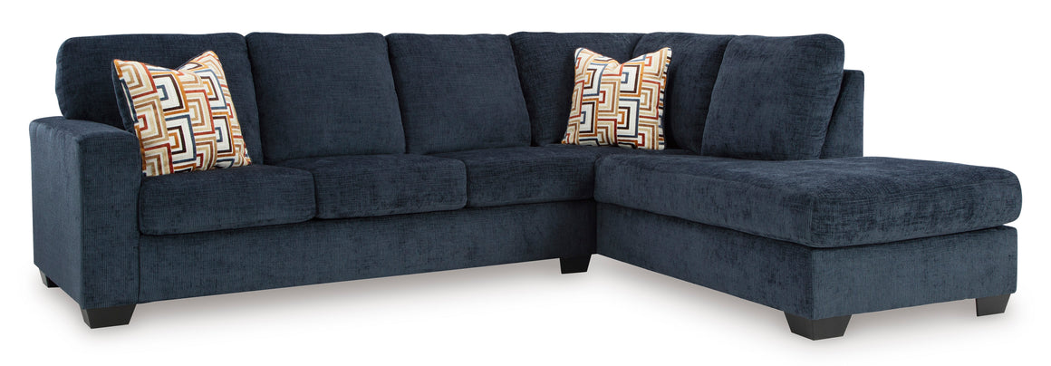 Aviemore 2-Piece Sectional w/ Right Facing Chaise - Ink