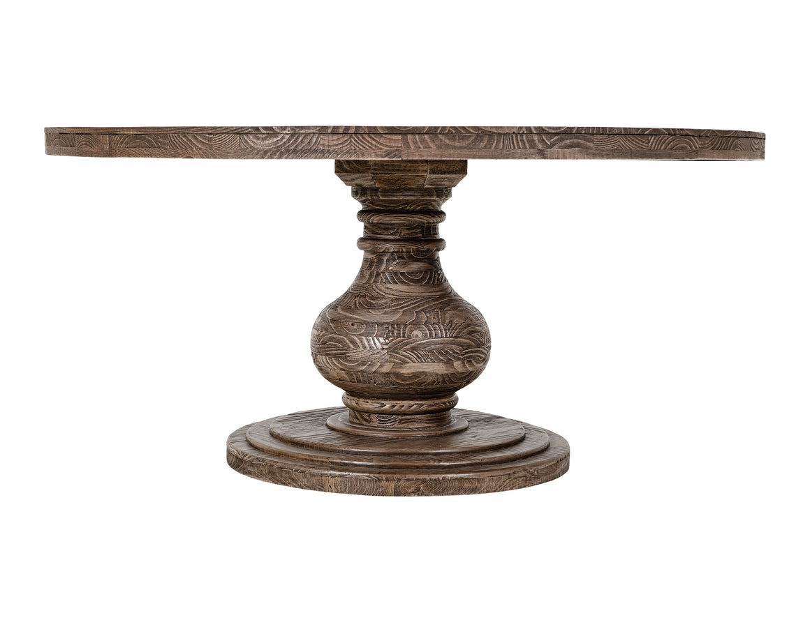 Bonanza Round Dining Table - Brown