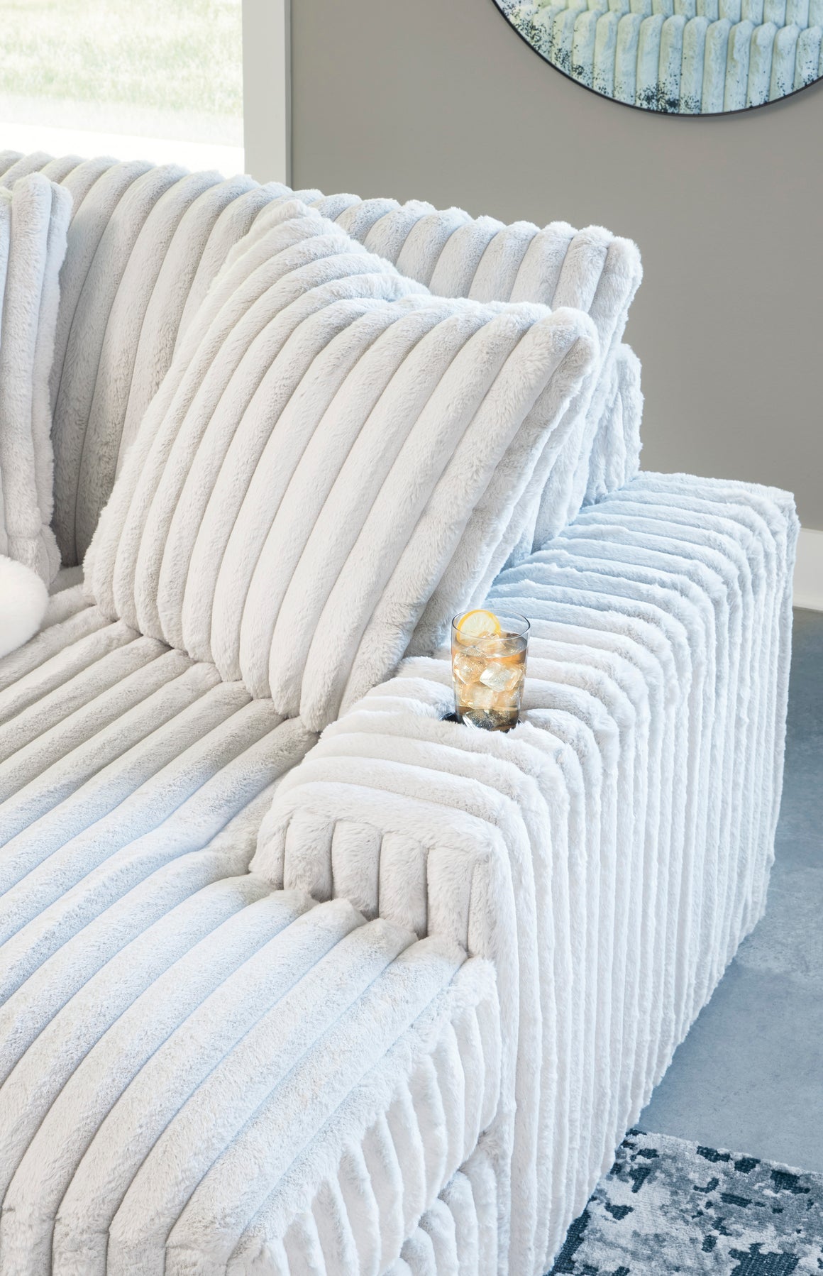 Stupendous Oversized Chaise - Alloy