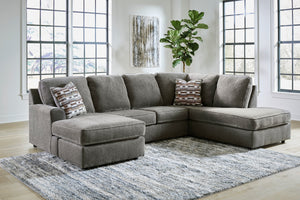 O'Phannon 2-Piece Sectional with RAF Chaise- Putty