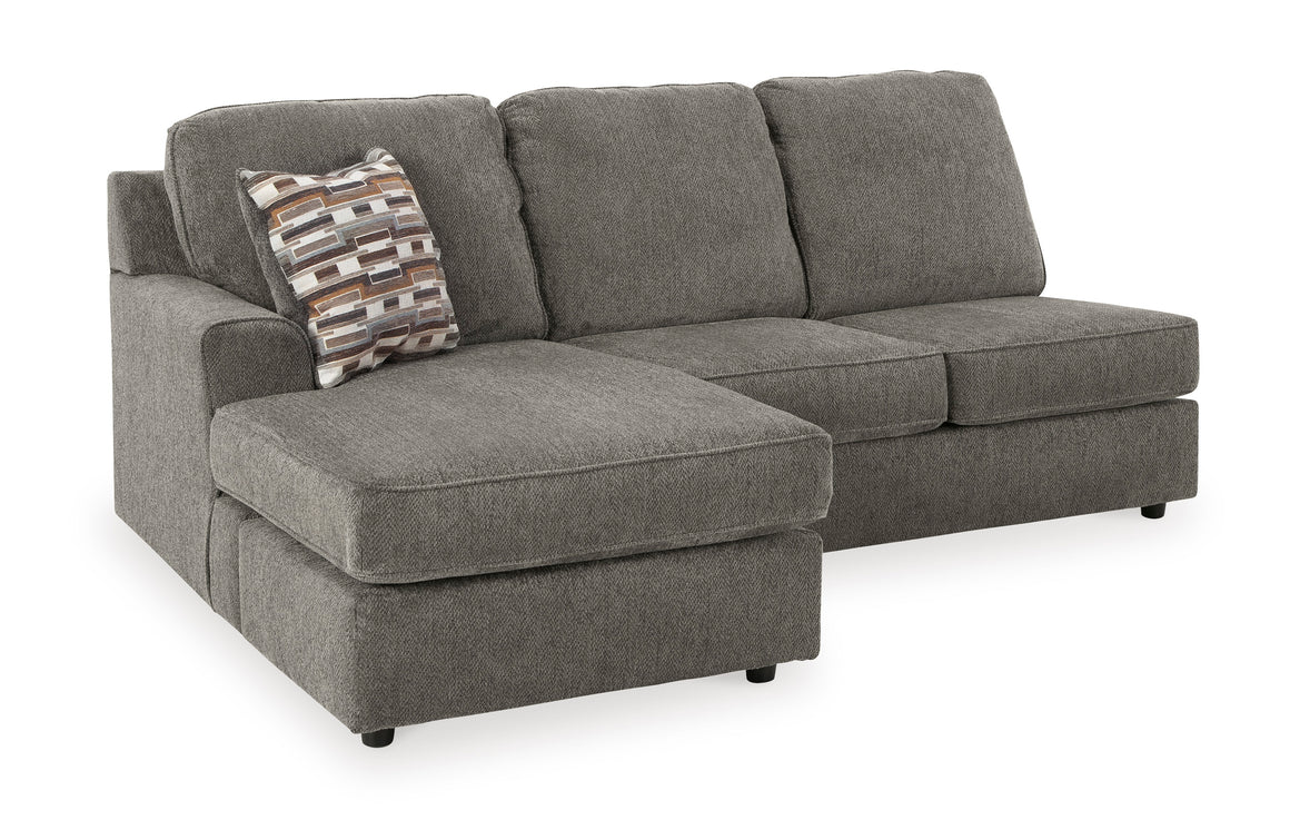 O'Phannon 2-Piece Sectional with RAF Chaise- Putty