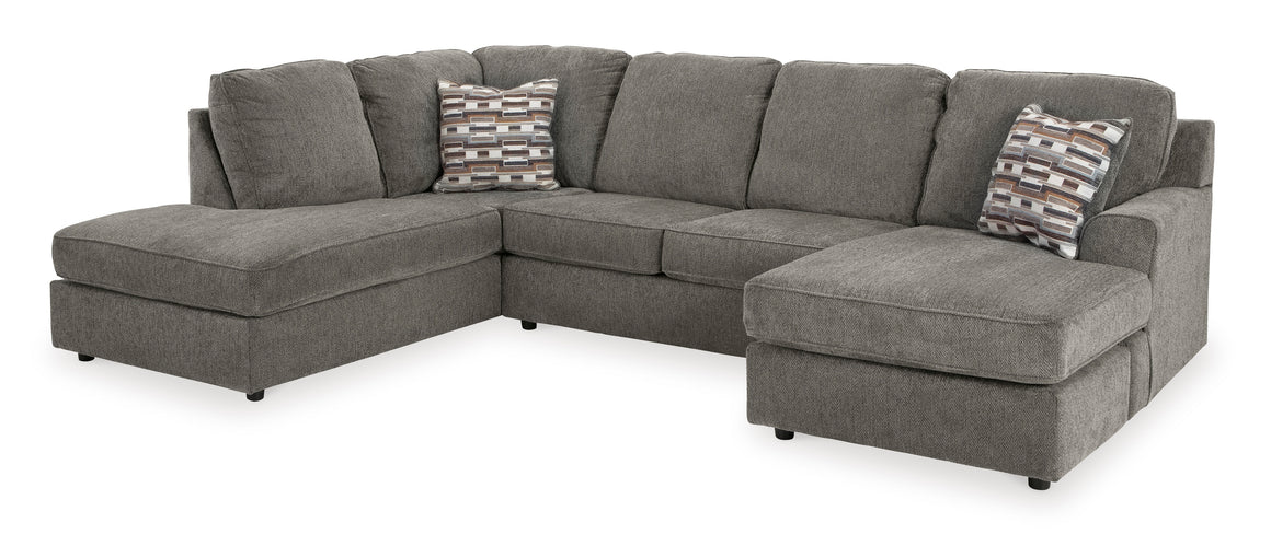 O'Phannon 2-Piece Sectional with LAF Chaise - Putty