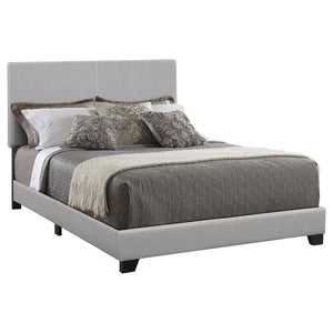 Dorian Upholstered Queen Panel Bed - Grey