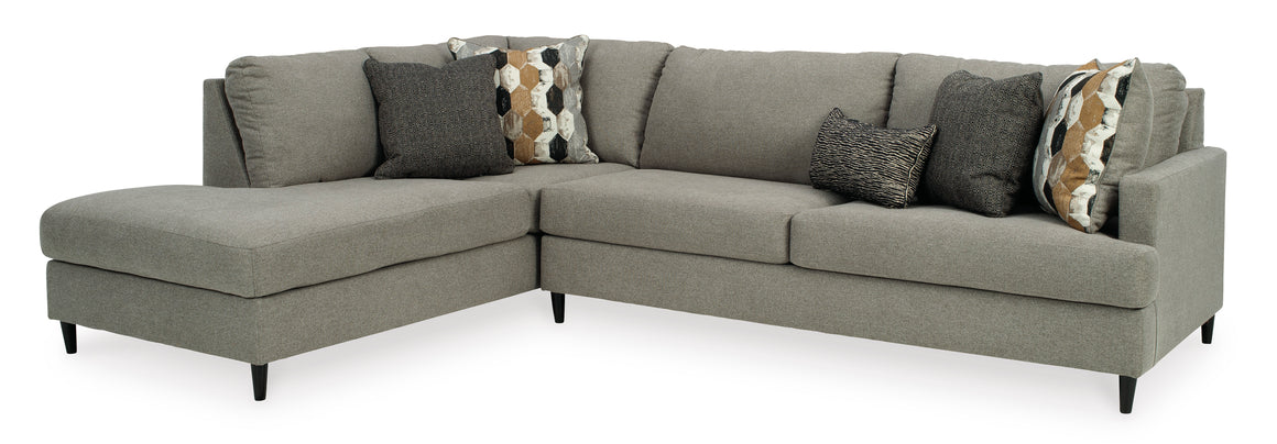 Santasia 2-Piece Sectional w/ Left Facing Chaise - Granite