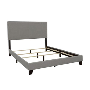 Boyd Upholstered Queen Panel Bed - Grey