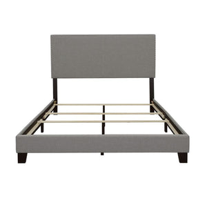 Boyd Upholstered Queen Panel Bed - Grey