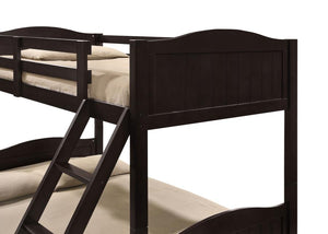 Arlo Wood Twin Over Full Bunk Bed - Espresso