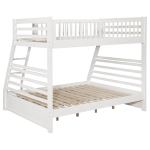 Ashton 2-drawer Wood Twin Over Full Bunk Bed - White