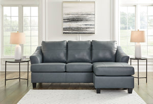 Genoa Sofa Chaise - Steel